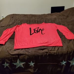 Over the shoulder sweater